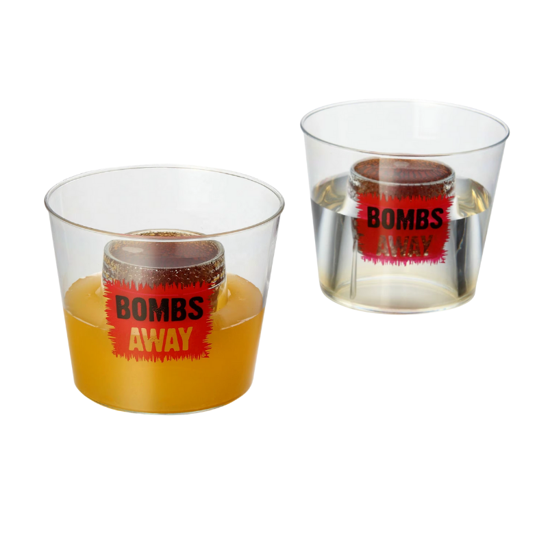 Jager Bomb Cup clear GPPS PP shot glass South Africa